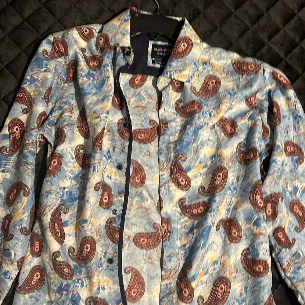 Men’s paisley shirt - Picture 3 of 3